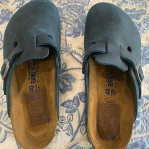 Navy Birkenstock Shoes Women’s Size EU 40; US women’s 9 nene 7 Soft footbed